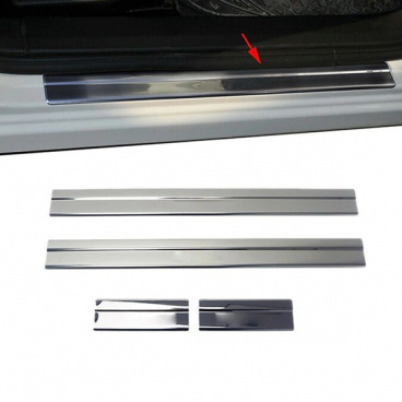 Nerez vnútorné kryty prahov leštené Omtec Nissan Qashqai 2007+