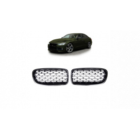 Gril BMW 3 F30 F31 Lesklá Čierna