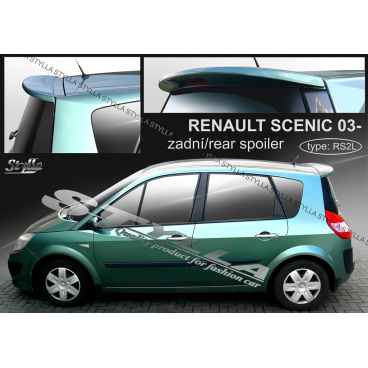 RENAULT SCENIC II, GRAND SCENIC II (03+) spojler chrbta. dverí hornej