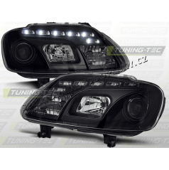 VW Touran, Caddy 2003-06 predné číre svetlá Daylight LED black (LPVWC4)