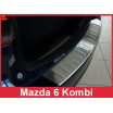 Nerez kryt- zostava-ochrana prahu zadného nárazníka + ochranné lišty prahu dverí Mazda 6 kombi 2012-16