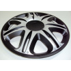 Pokrievky na kolesá - kryty kolies Nascar silver-black 13-16" (po 1 ks)