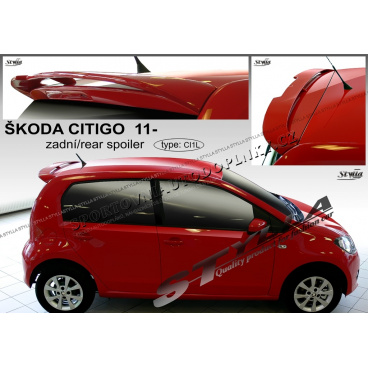 Škoda Citigo 2011- zadný spoiler (EÚ homologácia) Škoda Citigo 2011- zadný spoiler (EÚ homologácia)
