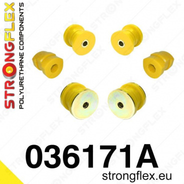 BMW rada 5 (E34) Strongflex Šport zostava silentblokov len pre prednú nápravu 6 ks BMW rada 5 (E34) Strongflex Šport zostava silentblokov len pre prednú nápravu 6 ks