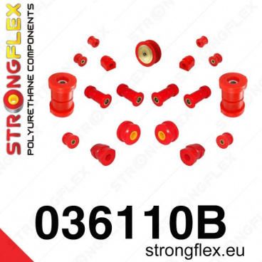 BMW rada Z3 Strongflex kompletná zostava silentblokov 17 ks BMW rada Z3 Strongflex kompletná zostava silentblokov 17 ks
