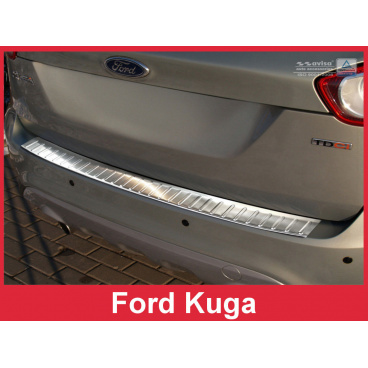 Nerez kryt- ochrana prahu zadného nárazníka Ford Kuga I 2008-12 Nerez kryt- ochrana prahu zadného nárazníka Ford Kuga I 2008-12