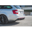 Bočné difúzory pod zadný nárazník ver.2 pre Škoda Octavia RS Mk3, Maxton Design (plast ABS bez povrchovej úpravy)