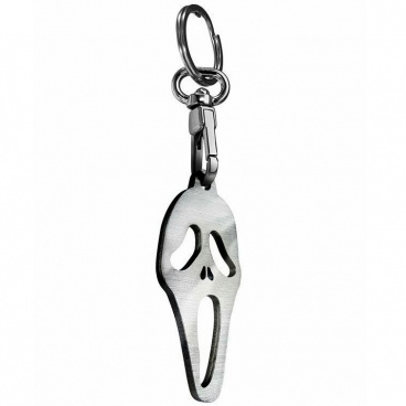 Prívesok na kľúče - kľúčenka DUCH kovový strieborný Prívesok na kľúče - kľúčenka DUCH kovový strieborný