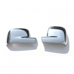 ABS chróm kryty zrkadiel Omtec VW Caddy 2003-15, T5 2003-10