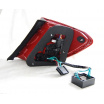 Mercedes C-klasa W204 kombi 2007-10 zadní lampy red smoke LED BAR