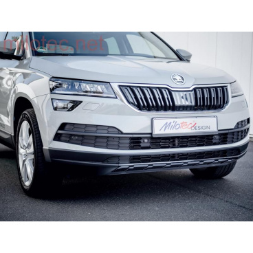 Ochranná lišta predného nárazníka - čierny lesklý "klavírlak" - Škoda Karoq Ochranná lišta predného nárazníka - čierny lesklý "klavírlak" - Škoda Karoq