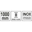 Pružné oceľové pravítko 1000 mm
