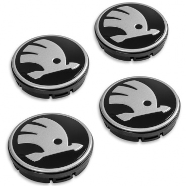 Originálny ozdobný stred kolesa Škoda 4 ks