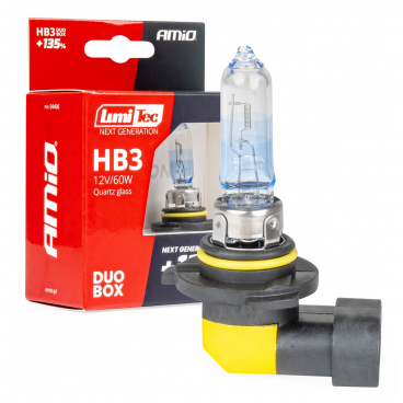 Halogénové žiarovky HB3 12V 60W LumiTec NEXT GENERATION +135% DUO AMIO-04406 Halogénové žiarovky HB3 12V 60W LumiTec NEXT GENERATION +135% DUO AMIO-04406