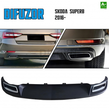 Kompletný zadný difuzor Škoda Superb III 2016+