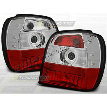 VW Polo 6N 1994-99 zadné lampy red white (LTVW80)