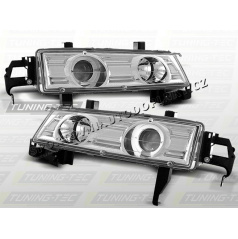 Honda Prelude 1992-97 Predné číre svetlá Angel Eyes chrome (LPHO08)