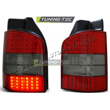 VW T5 2003-09 zadné LED lampy Red Smoke (LDVW30)