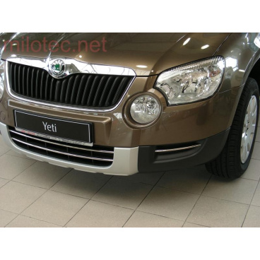 Lišty predného nárazníka, Škoda Yeti 09/09 +