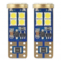 Žiarovka 12 SMD LED T10 (W5W) 12V/24V biela CAN-BUS