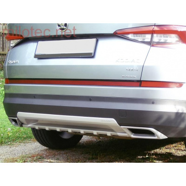 Koncovky výfuku Dummy XL Škoda Kodiaq 2 ks 20x10 cm Koncovky výfuku Dummy XL Škoda Kodiaq 2 ks 20x10 cm