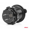 Vodotesná nabíjačka so zásuvkami 2x USB 12V 24V MOD-04