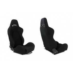 Športové kreslo DRAGO Velur Čierny