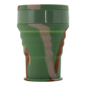 Silikonový skládací kelímek ARMY 350ml Silikonový skládací kelímek ARMY 350ml