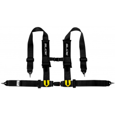 Športové pásy Slide V2 Čierne 4P 3" E4