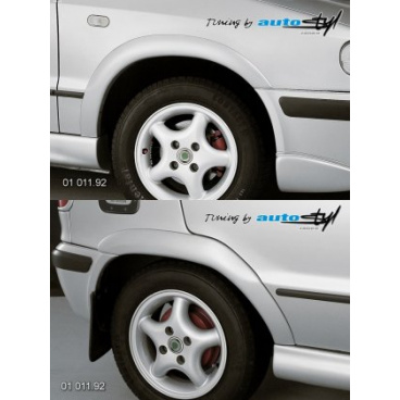 Škoda Felicia Facelift od r.v. 98 nástavky lemy blatníkov normal - pre lak Škoda Felicia Facelift od r.v. 98 nástavky lemy blatníkov normal - pre lak