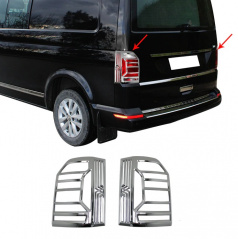 Chróm kryty zadných svetiel Omtec VW T6 leštené