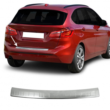 Nerez kryt zadného nárazníka Omtec BMW 2 F45 2014-21 Nerez kryt zadného nárazníka Omtec BMW 2 F45 2014-21