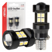LED žiarovky CANBUS T15 W16W 15SMD 2835 Biela 12V 24V AMIO-04245