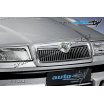Škoda Felicia Facelift (od r.v. 98) Lišty masky - (chróm, čierný dezén, pre lak)