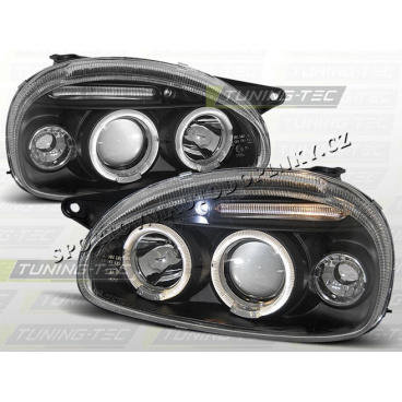 OPEL CORSA B 1993-00 PREDNÉ ČÍRA SVETLÁ ANGEL EYES BLACK (LPOP27)