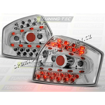 AUDI A4 (B6) SEDAN 2000-04 zadné  LED lampy CHROME 