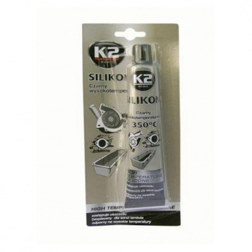 Silikón pre utesnenie časti motora - čierny K2 85 g