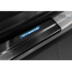 Nerez čierne ochranné lišty prahu dverí 4ks Toyota Rav 4 2016+