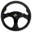 Športový volant čierny semiš 320 mm