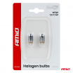 Halogénové žiarovky WY5W 12V5W LumiTec chróm 2ks. AMIO-04628