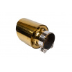 Koncovka tlmiča 114mm vstup 76mm Gold Silver