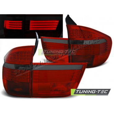 BMW X5 E70 2006-03.2010 zadné lampy red smoke LED (LDBM92)