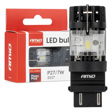 LED žiarovka LumiTec 3157 P27/7W 12V FULL CANBUS biela 1 ks. AMIO-04691 LED žiarovka LumiTec 3157 P27/7W 12V FULL CANBUS biela 1 ks. AMIO-04691