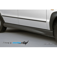 Škoda Felicia (do r.v. 97) nástavky prahov - čierný dezén