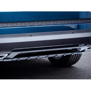 Difúzor zadného nárazníka - čierny lesklý "klavírlak" - Škoda Kodiaq