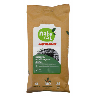 Ubrousky na palubní desku NATURAL ECO lesk 25ks Ubrousky na palubní desku NATURAL ECO lesk 25ks