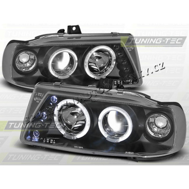 SEAT IBIZA 1993-99 PŘEDNÍ ČÍRÁ SVĚTLA ANGEL EYES BLACK SEAT IBIZA 1993-99 PŘEDNÍ ČÍRÁ SVĚTLA ANGEL EYES BLACK