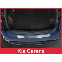 Nerez kryt-ochrana prahu zadného nárazníka Kia Carens 2012-16