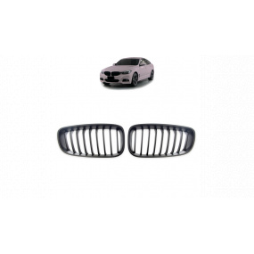 Gril BMW 3 F34 jednotlivé rebro Matná čierna
