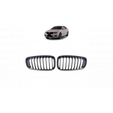 Gril BMW 3 F34 jednotlivé rebro Matná čierna